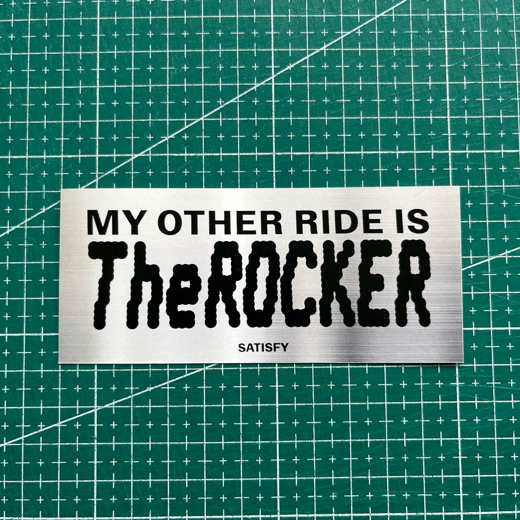 Jual STICKER SATISFY RUNNING THE ROCKER | Shopee Indonesia