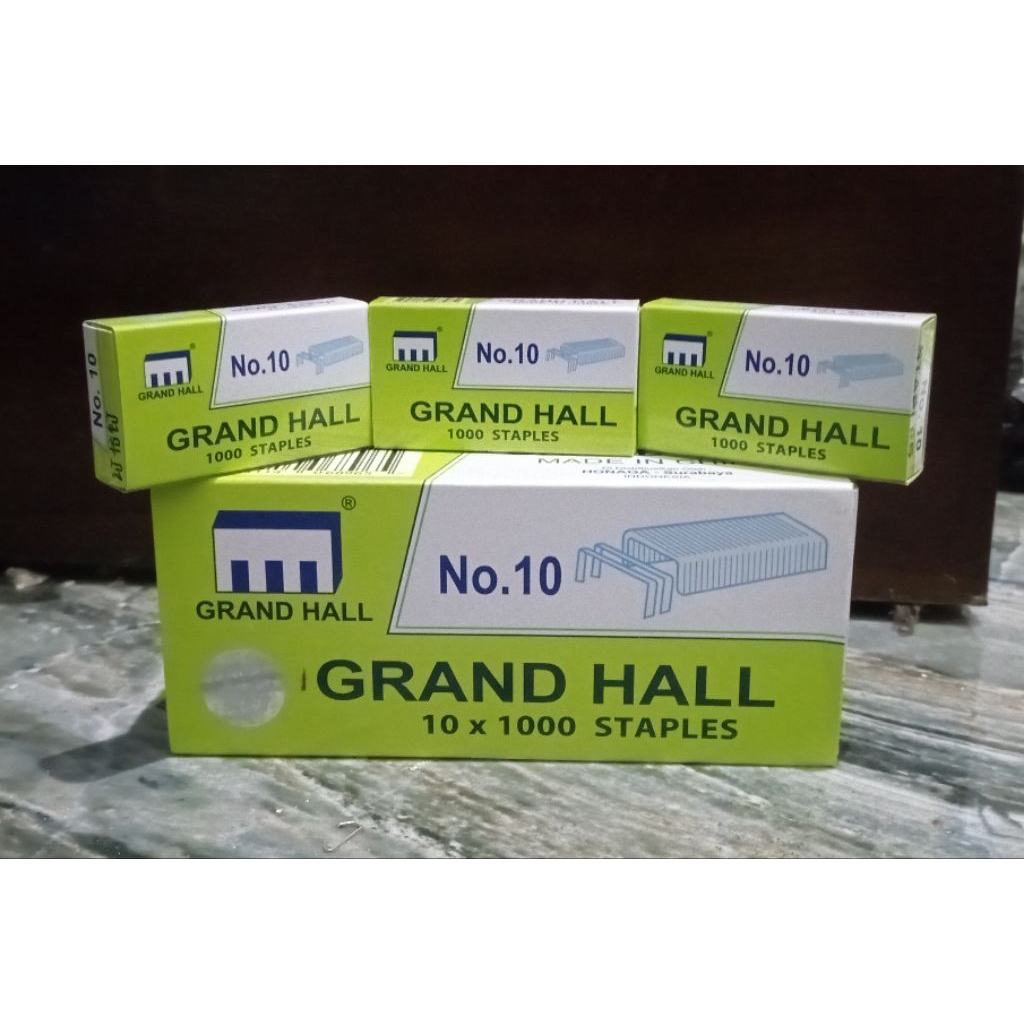 Jual GRAND HALL, isian staples NO.10 kecil, isi steples kecil NO.10 ...