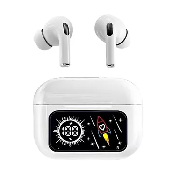 PUNING LENTIVEN TWS Earphone Headset Bluetooth V5.4 Smart Screen Active Noise Reduction ANC ENC