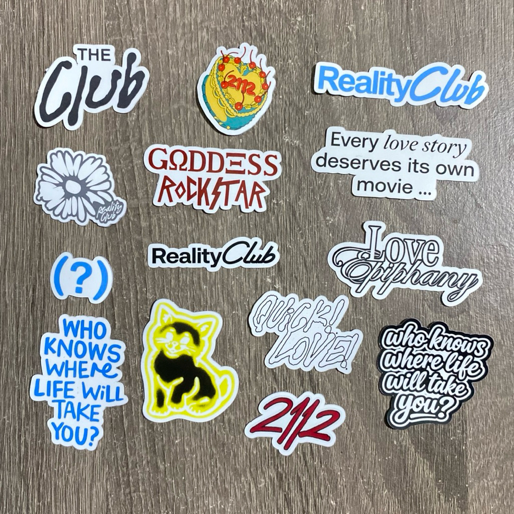 Jual Reality Club Vol 2 | COD Sticker Pack Reality Club Sticker Vinyl ...