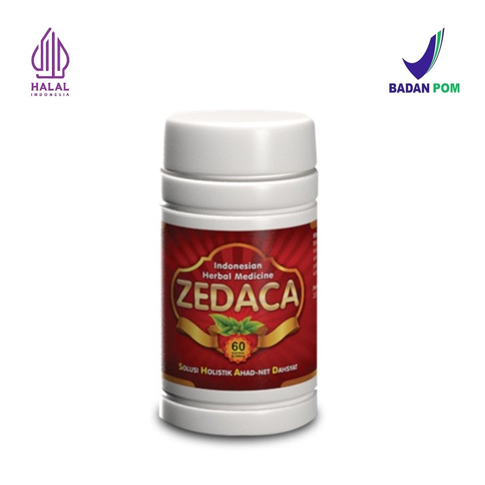 ZEDACA Ekstrak Temu Putih Herbal Kanker, Tumor, Kista, Miom, Kelenjar 60 Kapsul Halal BPOM