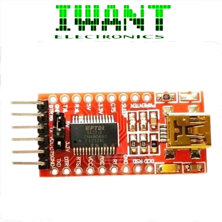 Jual FT232 FT232RL USB TO TLL SERIAL CONVERTER ADAPTER MODULE USB TTL ...