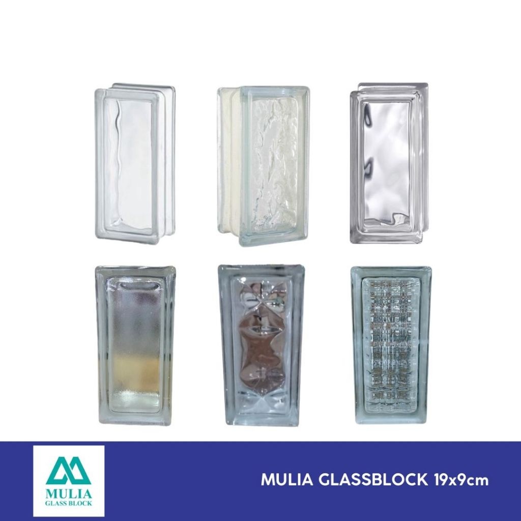 Jual Mulia Glassblock Bata / Glassblok / Glass Block 19x9cm - 100% ...