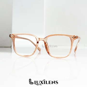 Luxilens Groovy Frame Kacamata Kotak Fashion Pria Dan Wanita Normal Minus Lensa Antiradiasi