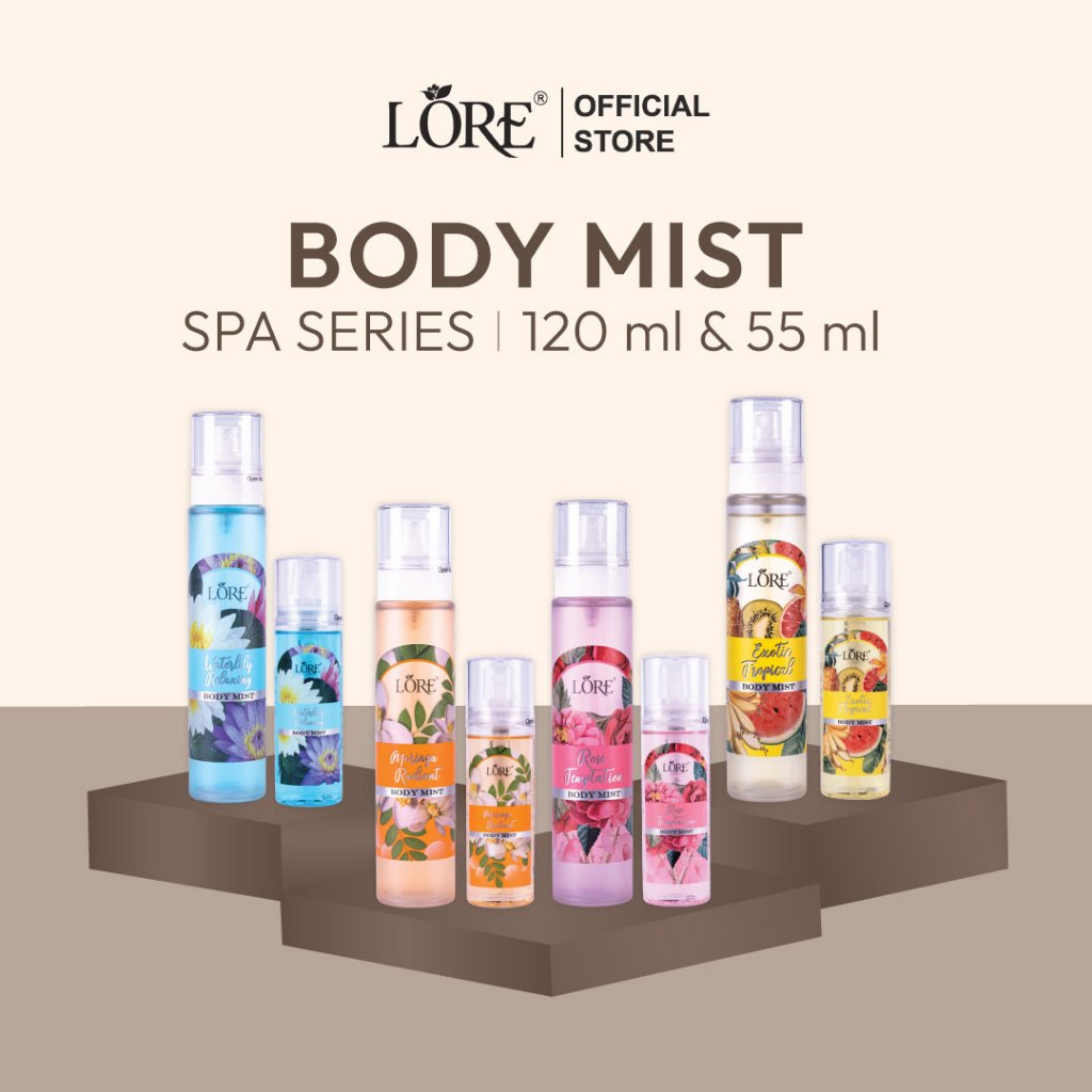Jual LORE Body Mist Spa Series - Diperkaya dengan Pelembab, Membuat ...
