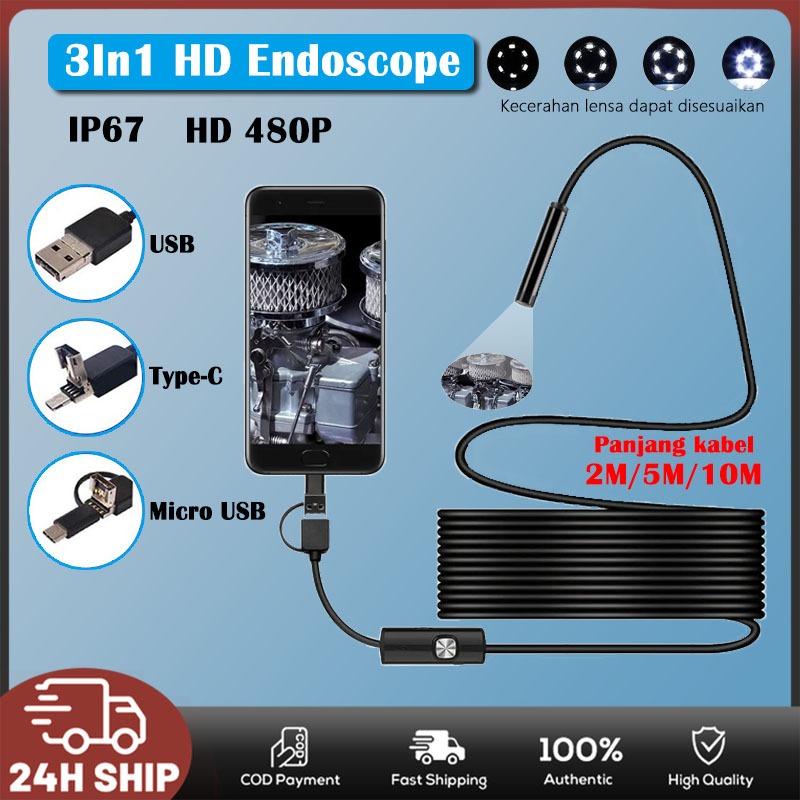 Jual Endoscope Camera Terlengkap & Harga Terbaru Juli 2026 | Shopee ...
