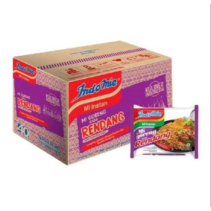 Jual INDOMIE Goreng Rendang 1 Dus Isi 40 Bungkus Rasa Rendang Praktis ...