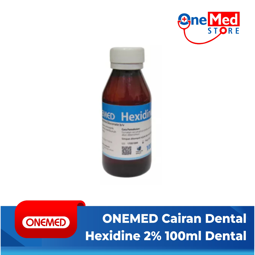Jual Cairan Dental Hexidine 2% 100ml Onemed Dental | Shopee Indonesia