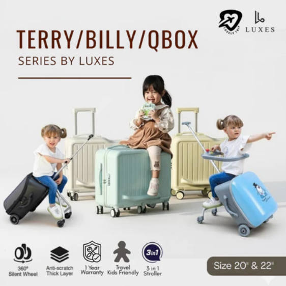Jual LUXES Koper Stoller Duduk Kabin Cabin KoperTunggang Traveling Anak ...