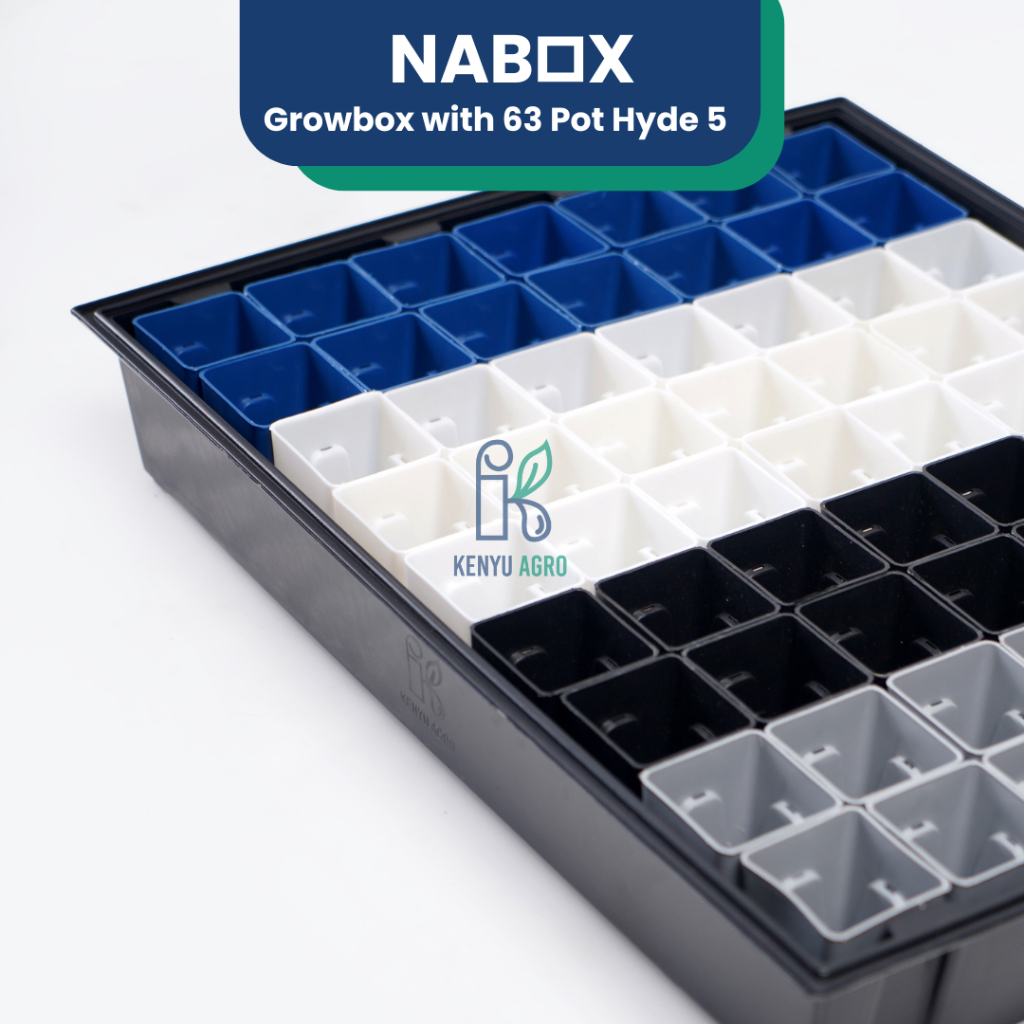 Jual KENYU AGRO NABOX / Growbox with 63 Pot Hyde 5 / Pot Kotak 5 ...