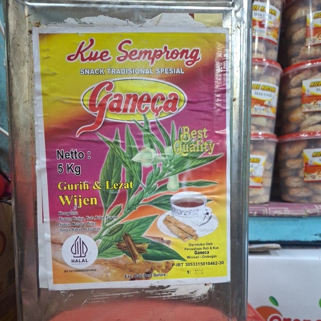 Jual Kue semprong rasa wijen 1blek | Shopee Indonesia