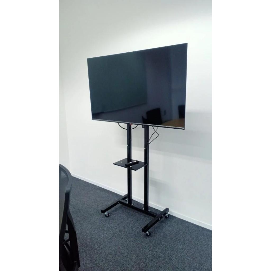 Jual Backet tv stand Bracket Standing TV LED Dorong & Roda 14 - 42 Inch ...