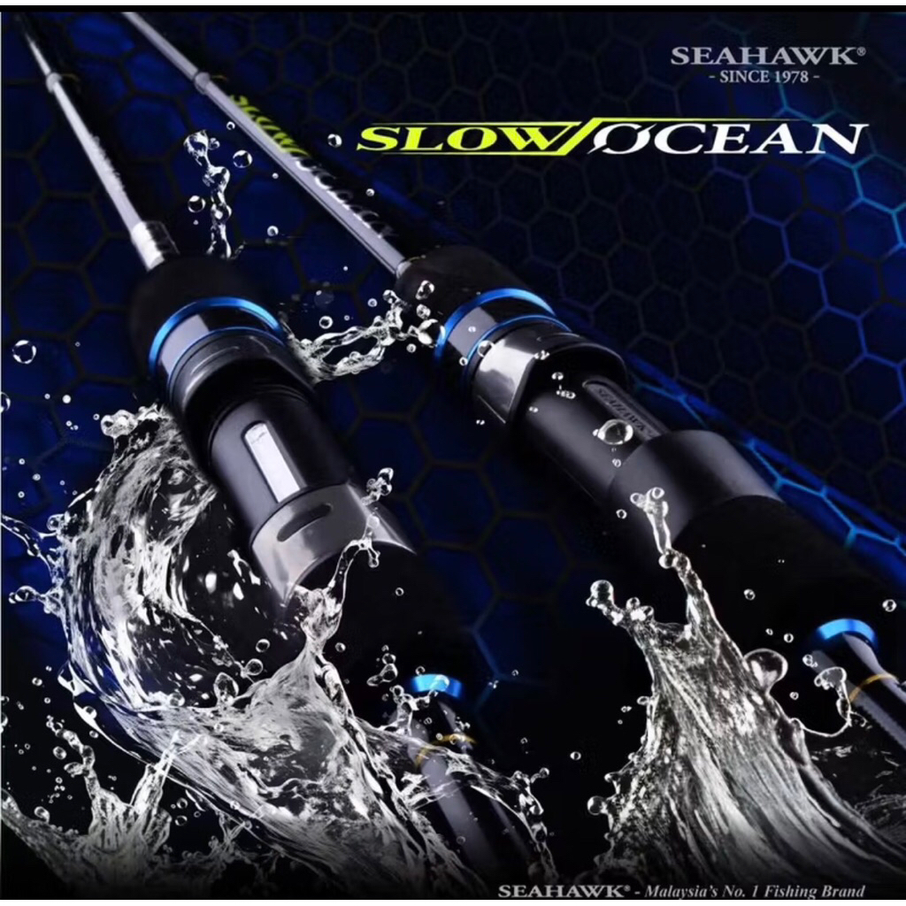 Jual SEAHAWK Joran Slow Jigging Spinning & Overhead Slow Ocean One ...