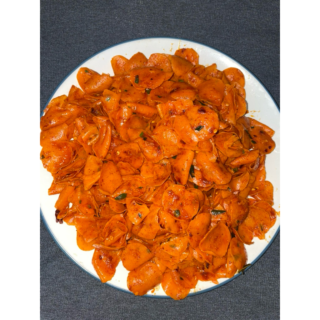 Jual MORING SHASA 500gr / Moring Pedas / Cimol Kering / Keripik Moring ...