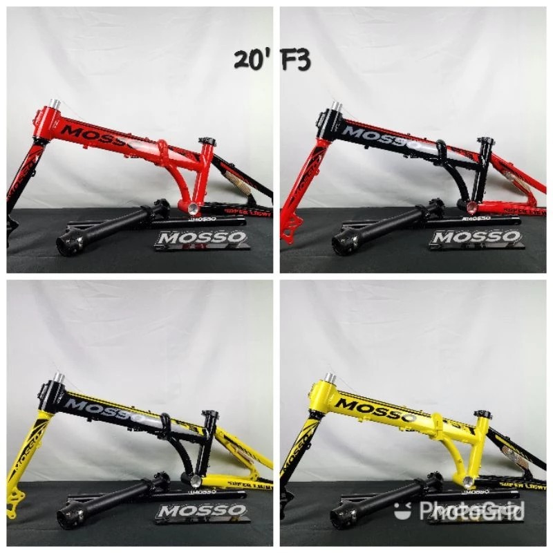 Jual FRAME SEPEDA LIPAT MOSSO F3 16 INCH ALLOY | Shopee Indonesia
