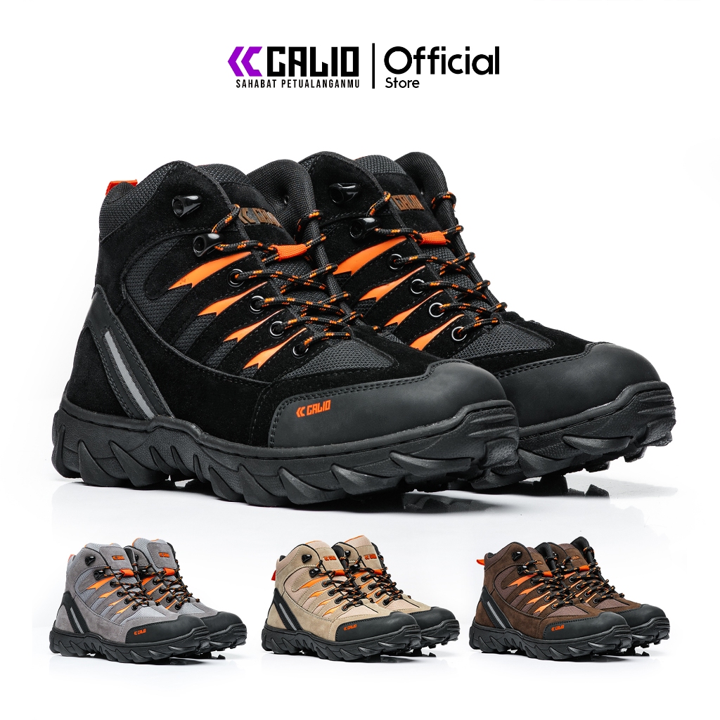 Calio Explore | Sepatu Hiking Pria Sepatu Gunung Camping tektok outdoor Best Seller