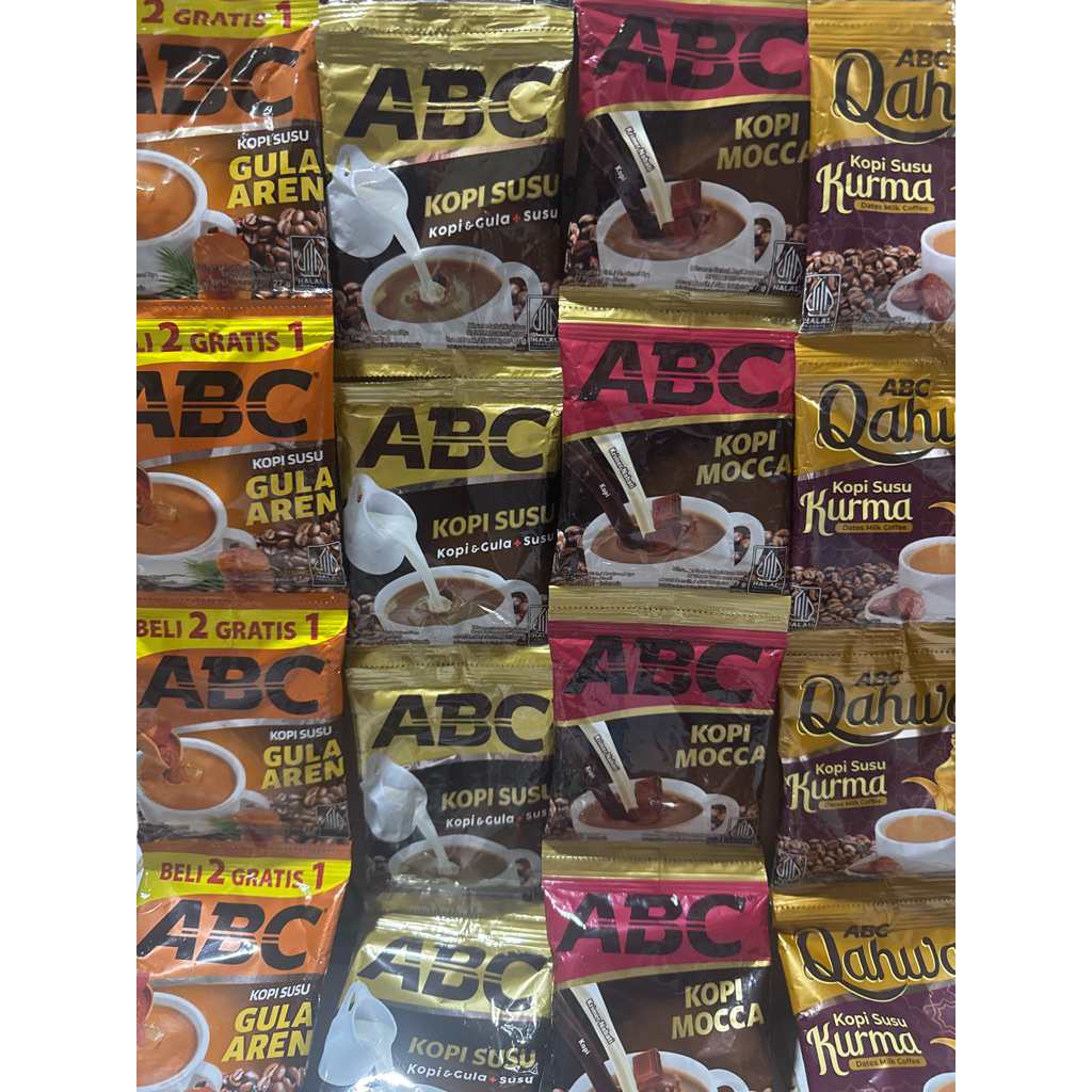 Jual ABC KOPI SUSU GULA / KOPI SUSU KURMA / KOPI MOCCA / KOPI GULA AREN ...