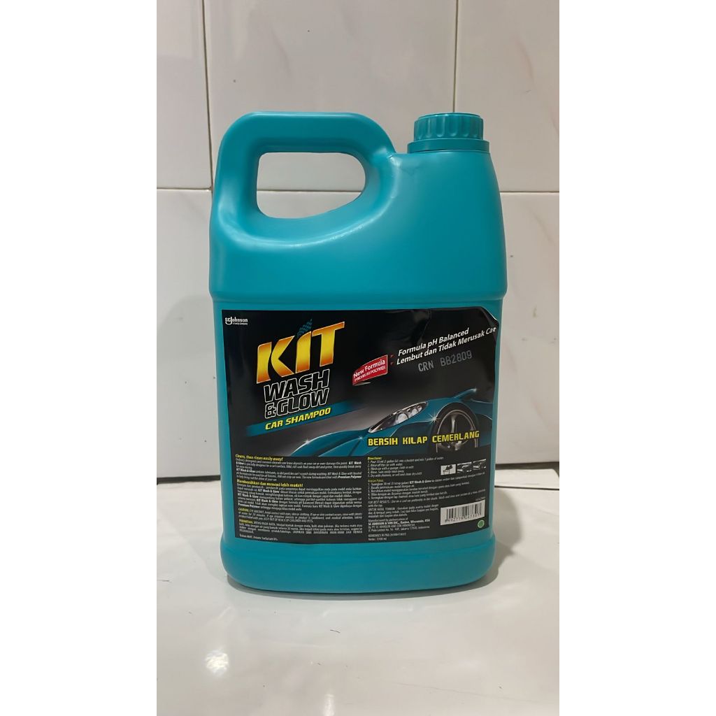 Jual KIT WASH AND GLOW GALON 3700ML SABUN SHAMPOO CUCI MOBIL MOTOR ...