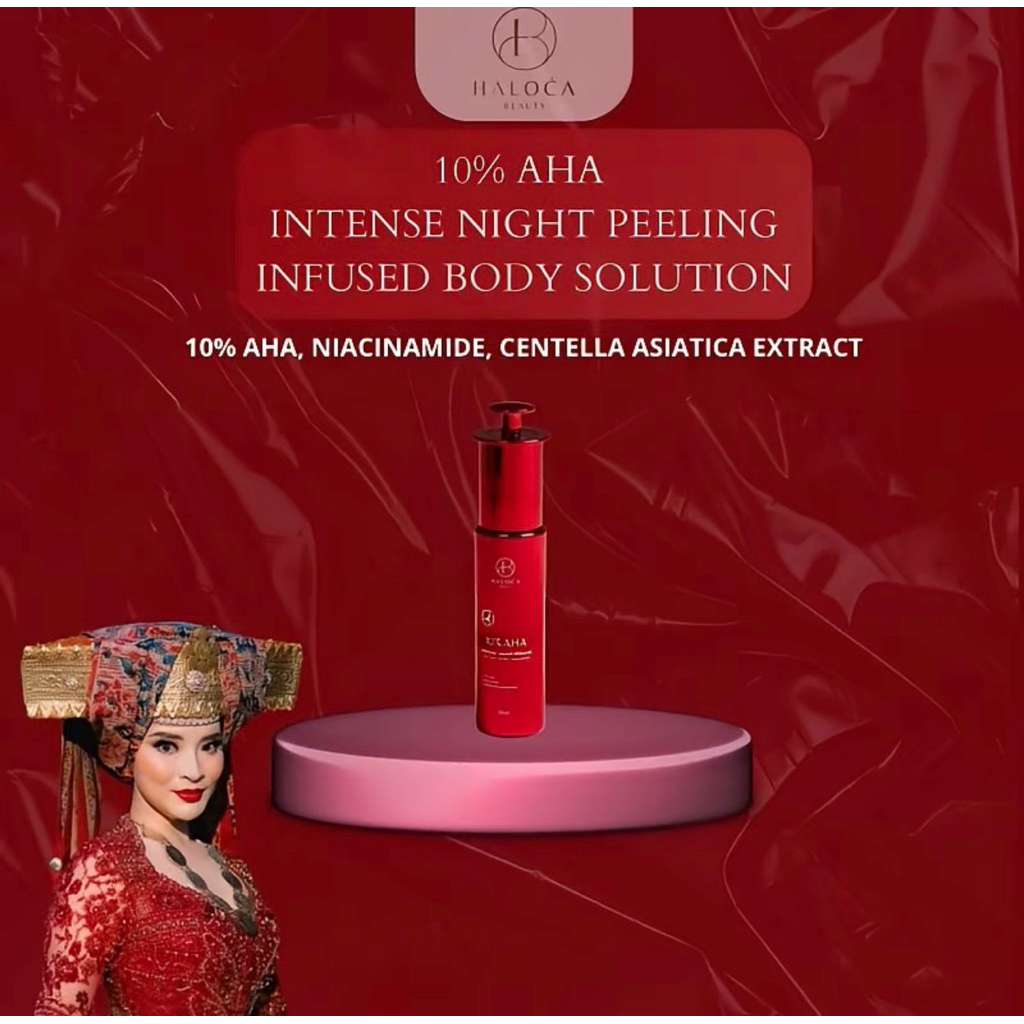 Jual HALOCA PEELING BODY 10% AHA INTENSE NIGHT PEELING INFUSED BODY ...