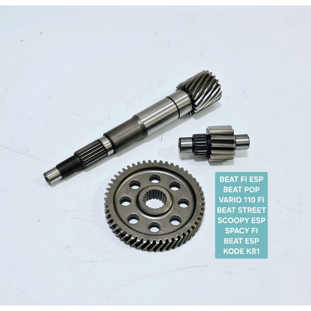 Jual GIGI RASIO CVT BEAT FI ESP BEAT POP VARIO 110 FI BEAT STREET ...