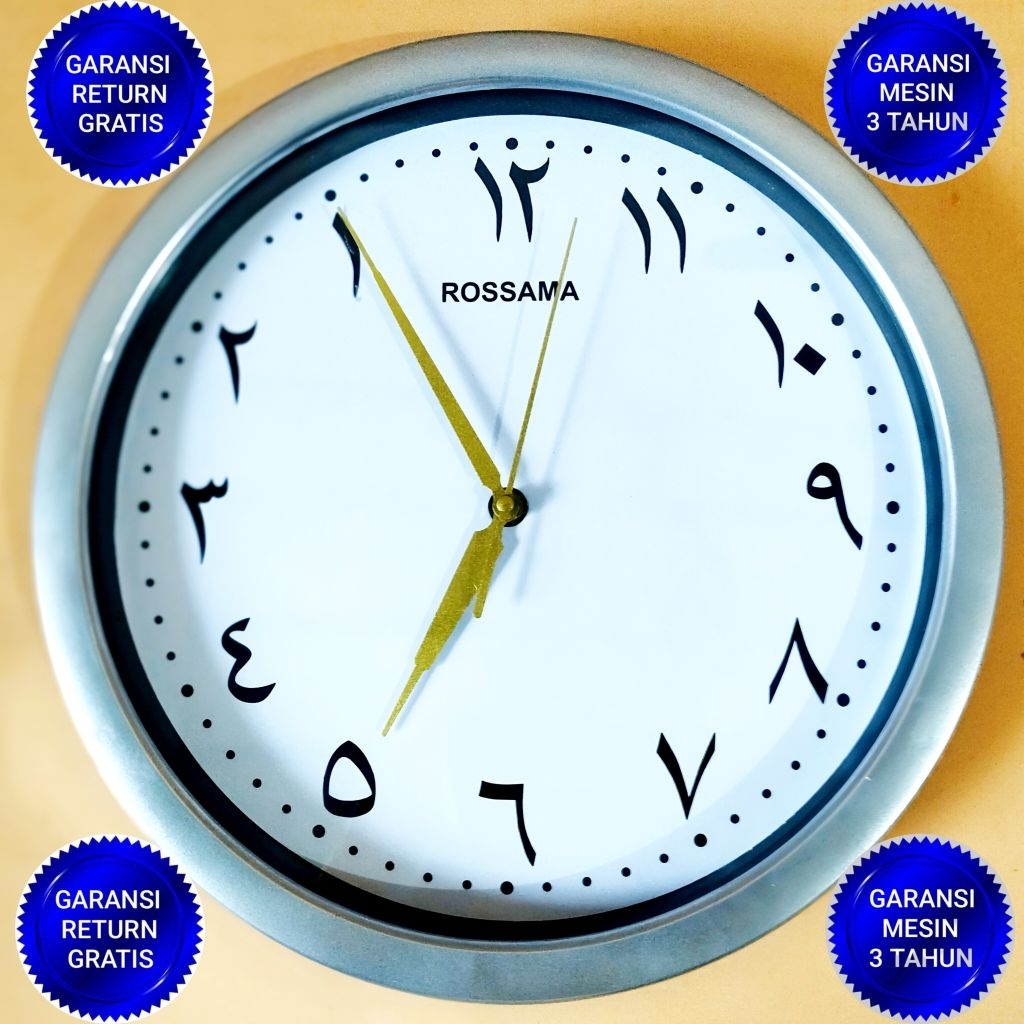 Jual JAM DINDING ROSSAMA 108 A // JAM DINDING BESAR // JAM DINDING ARAB ...
