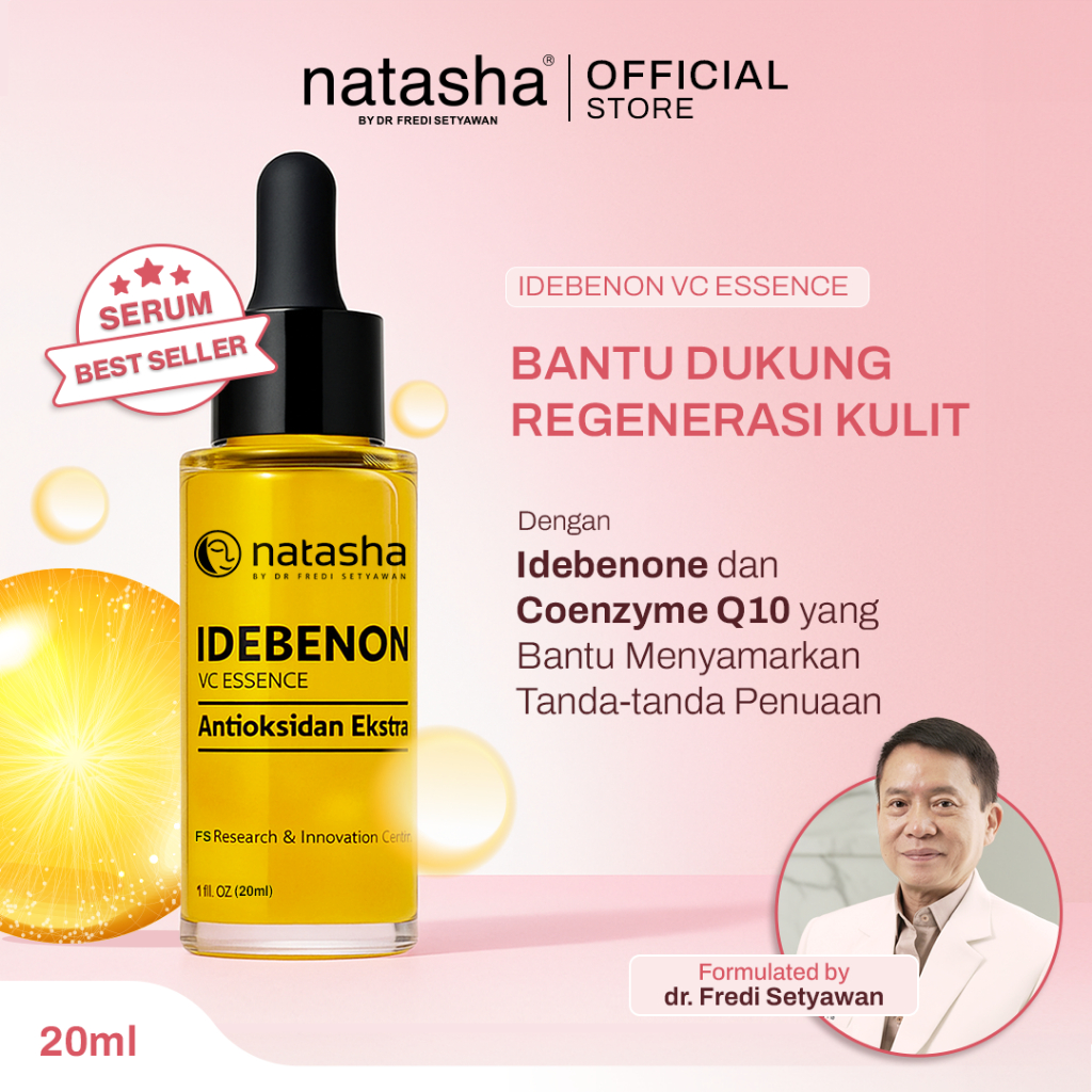 Natasha by dr Fredi Setyawan Idebenon VC Essence Idebenone - Serum Brightening Serum Mencerahkan Wajah Anti Aging