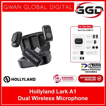Hollyland Lark A1 Wireless Microphone Smartphone Android IPhone IPad Action Camera Laptop