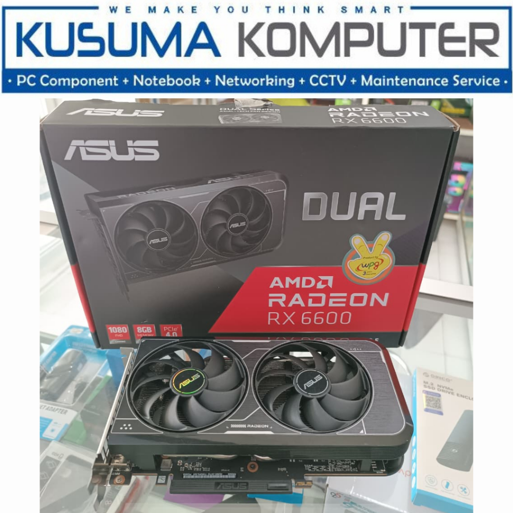 Jual VGA AMD RADEON rx6600 Asus Dual RX 6600 8GB DDR6 Garansi 2028 ...