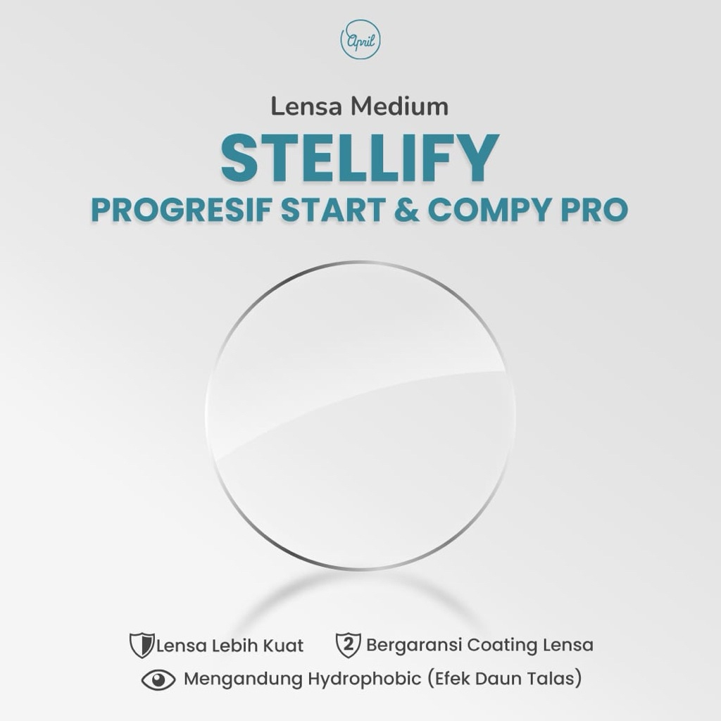Jual April Eyewear Lensa Stellify Progressive Bergaransi | Shopee Indonesia