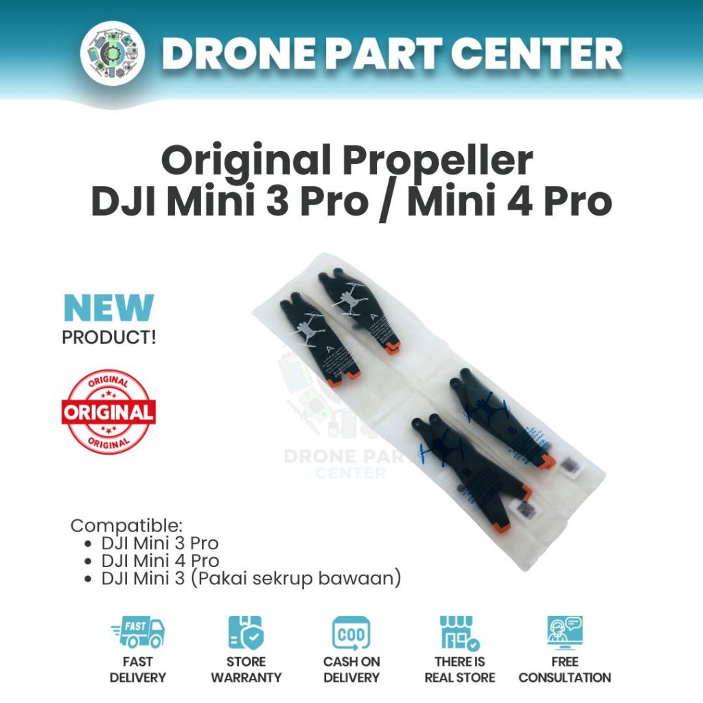 Jual Propeller DJI Mini 3 Pro/4 Pro New Original 100% | Shopee Indonesia
