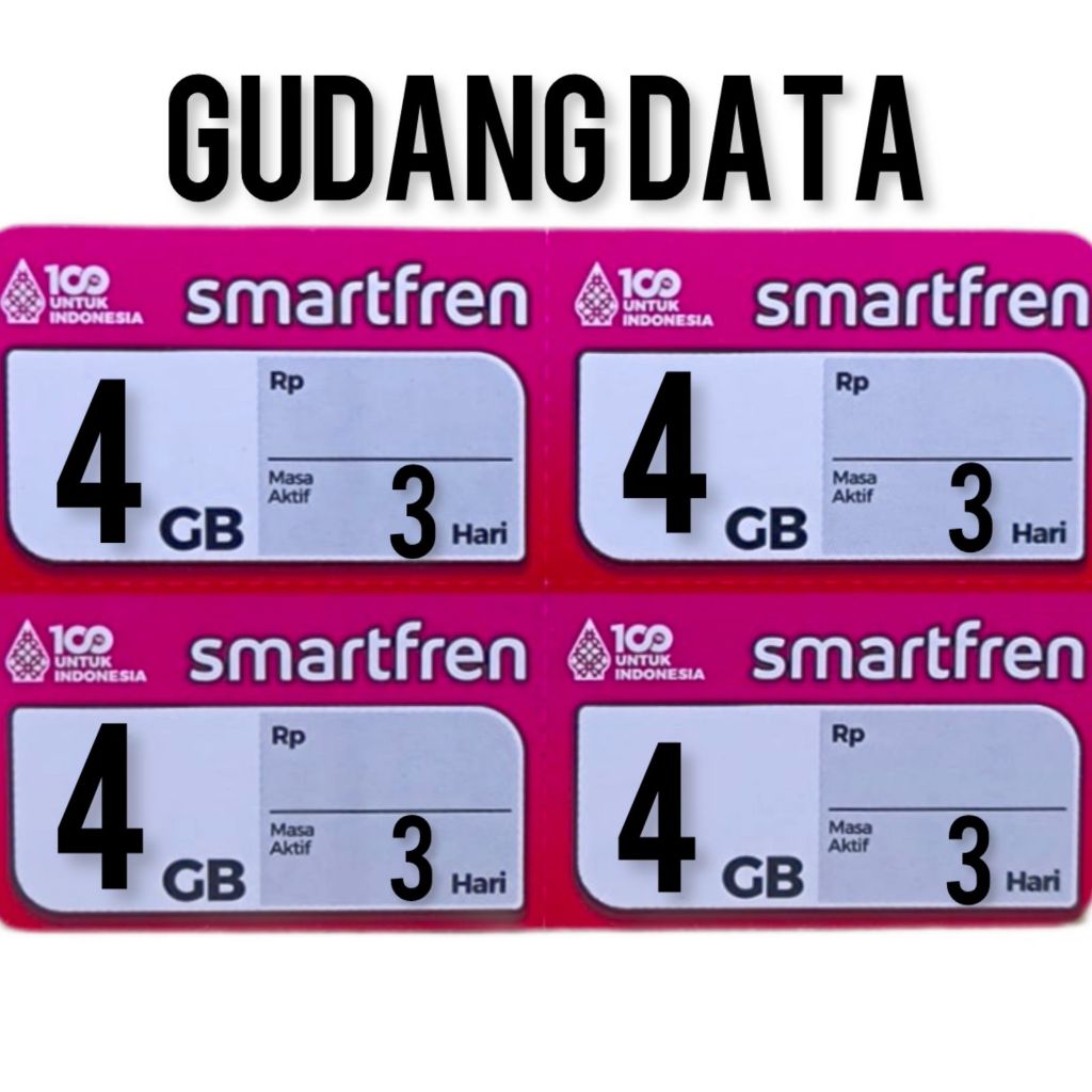 Jual Voucher SMARTFREN 4GB | Shopee Indonesia