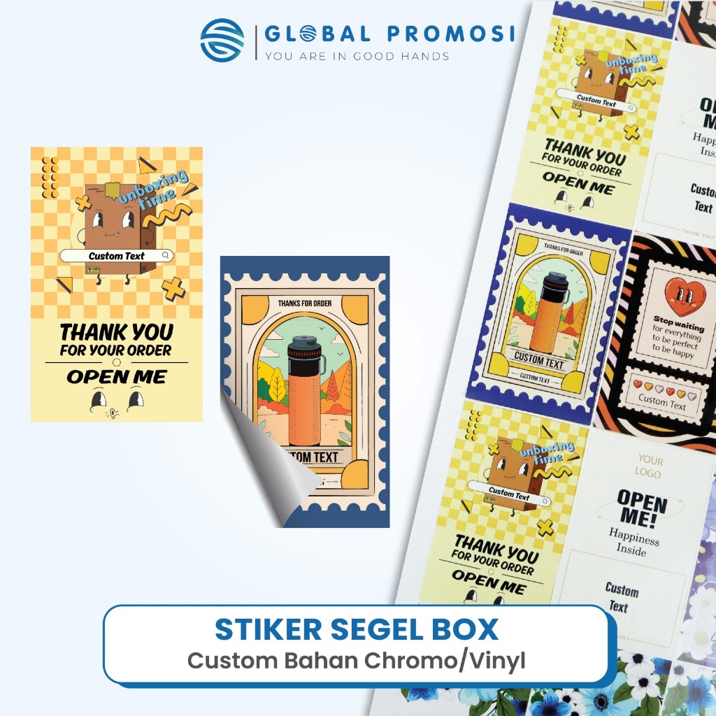 Jual Stiker Segel Box Custom Cetak Sticker Segel Kotak Kemasan Makanan ...