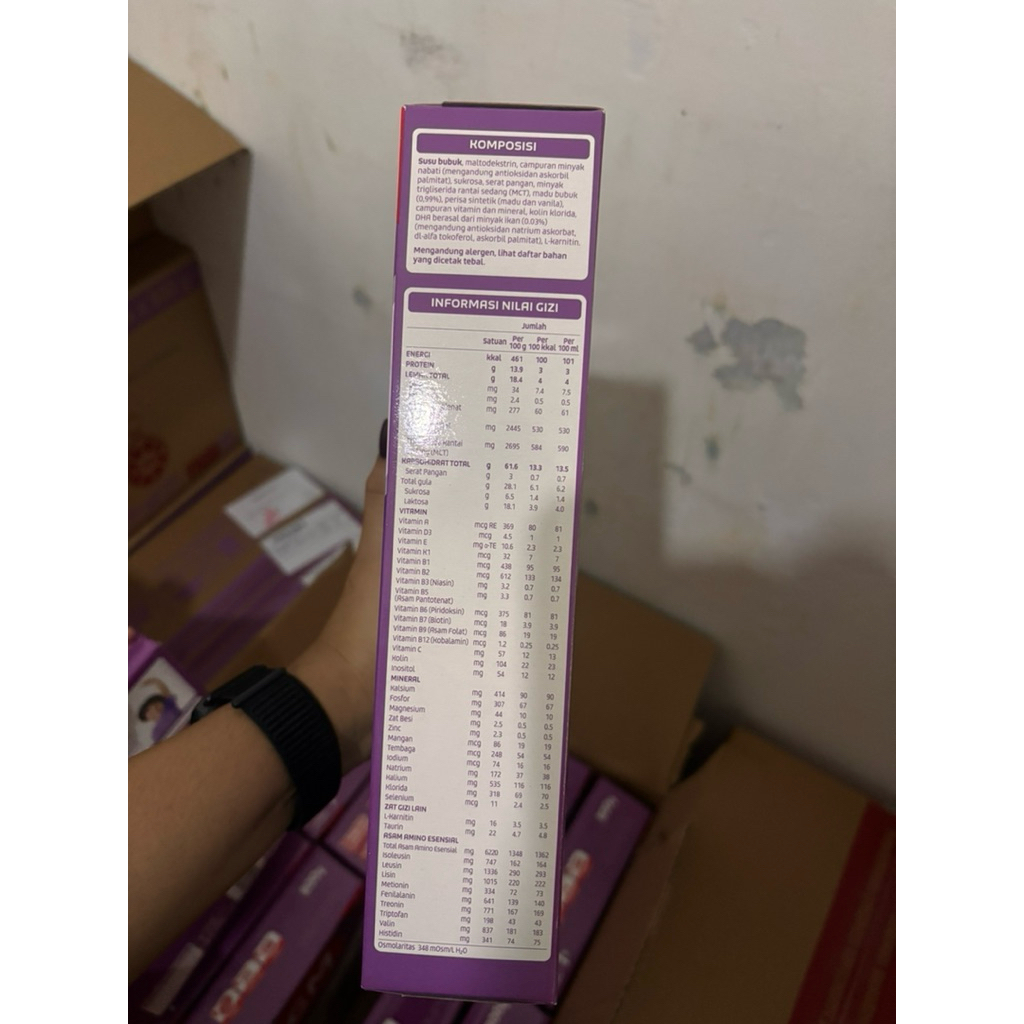 Jual Sgm Gain Optigrow 800 g ed2027 vanila madu | Shopee Indonesia