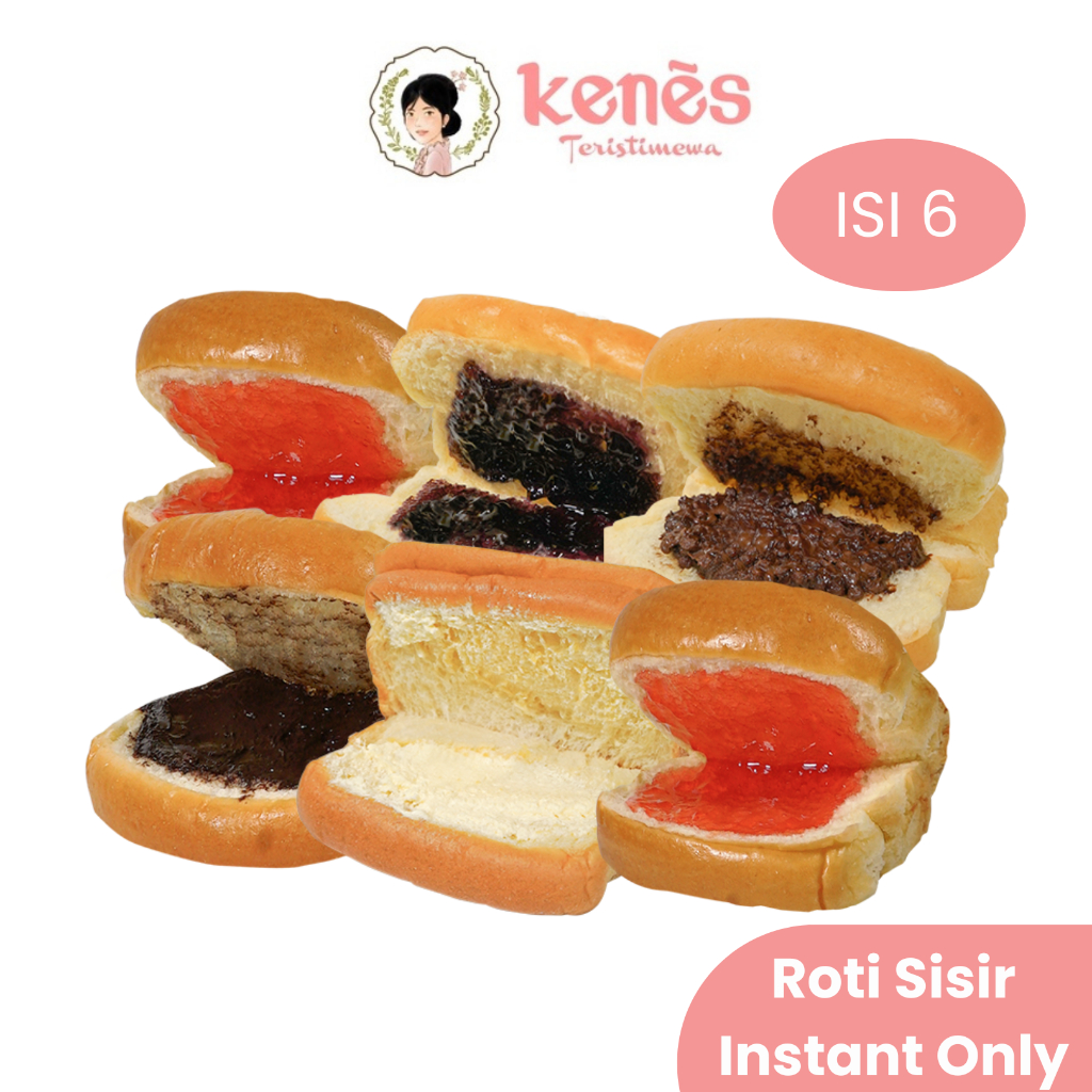 Jual ROTI SISIR KENES PAKET 6 PCS (FREE BOX TENTENG) BISA CUSTOM RASA ...
