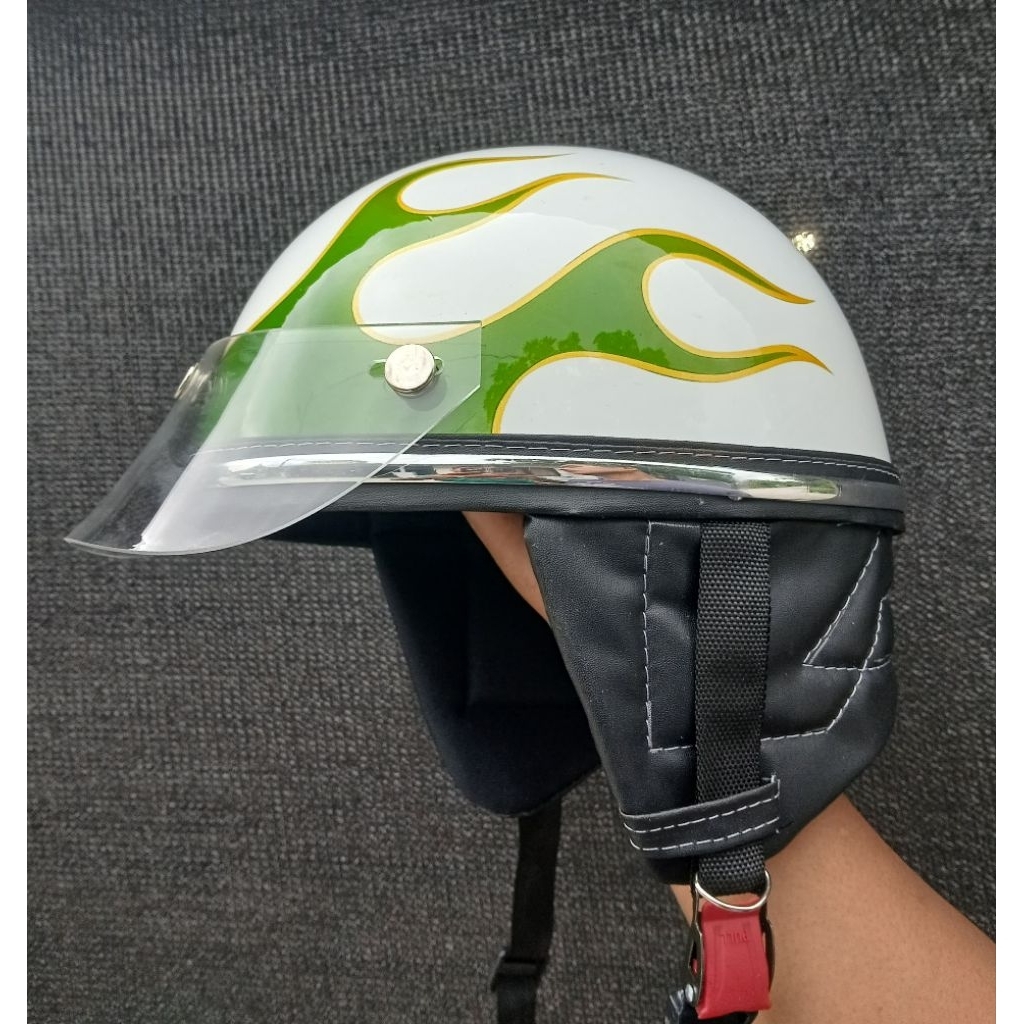 Jual HELM CHIP CUSTOM + JPN CUSTOM DEWASA (GRATIS PED) | Shopee Indonesia