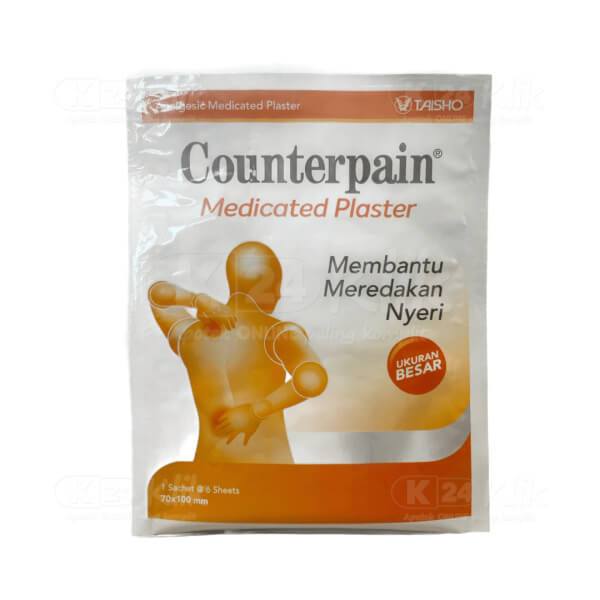 Jual Counterpain Medicated Plaster Besar Isi 6 Lembar – Koyo Pereda ...