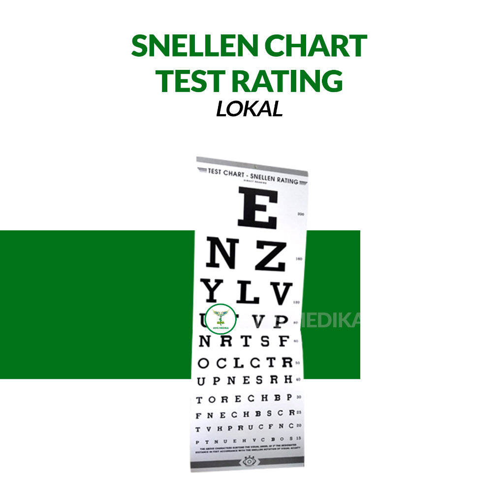 Jual Snellen Chart / Test Chart / Snellen Rating Lokal | Shopee Indonesia