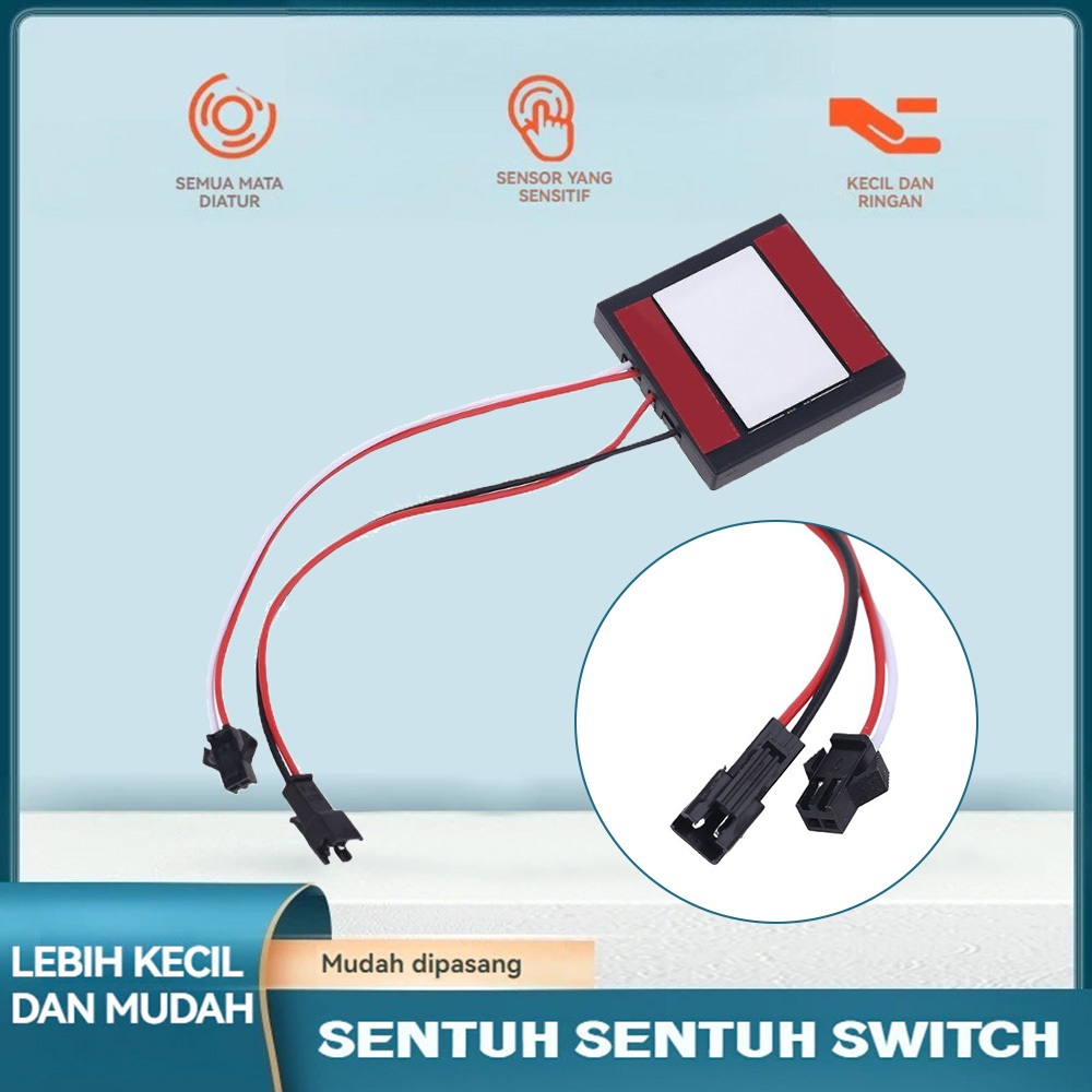 Jual Saklar Sensor Sentuh 12-24V Untuk Lampu LED Cermin Kamar Mandi ...
