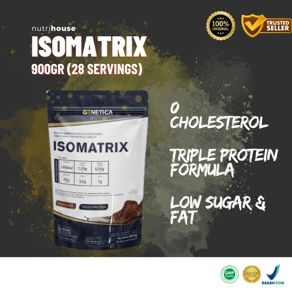 Jual Genetica Isomatrix 2 Lbs Protein Isolate Matrix Nutrihouse Medan ...