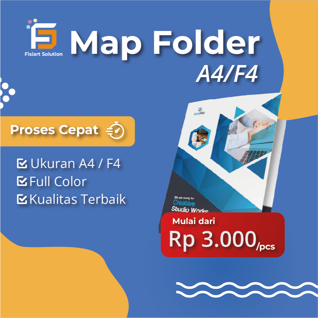 Jual Cetak Map Folder – Stop Map – Map Sekolah – Map kantor – A4/F4 ...