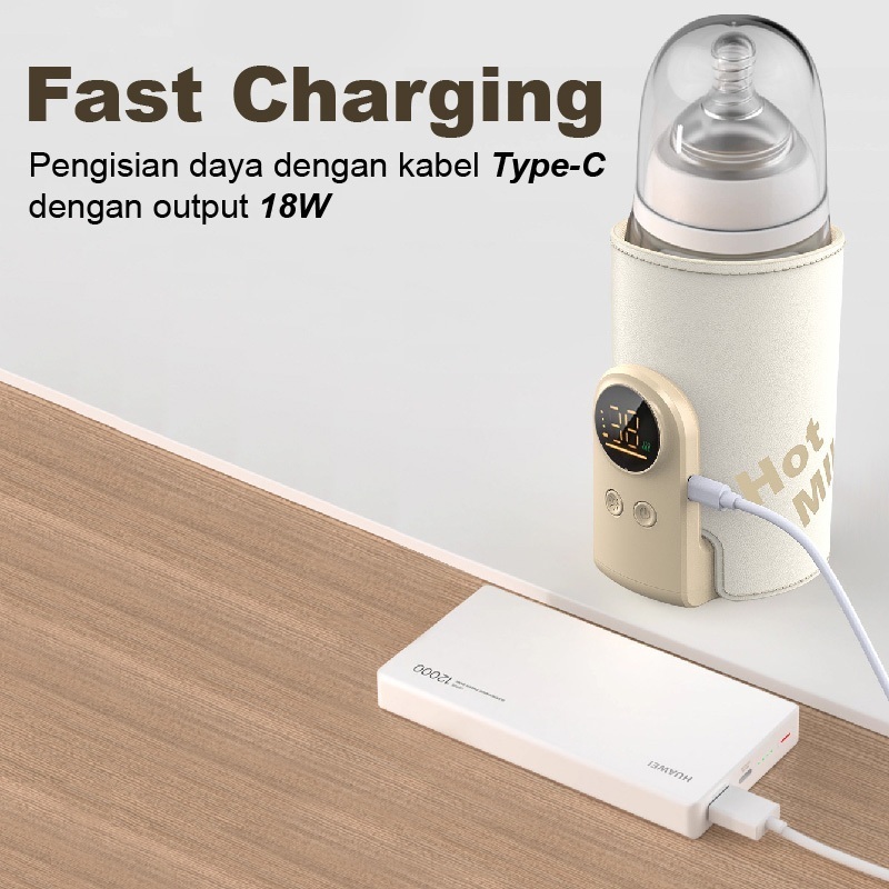 Jual Penghangat Botol Bayi Portabel 6000mAh Penghangat Botol dengan ...
