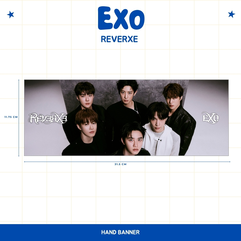 Jual HAND BANNER EXO REVERXE HANDBANNER KPOP UNOFFICIAL SUHO BAEKHYUN ...