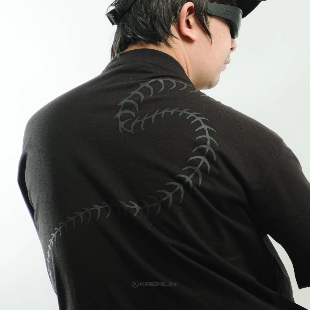 KREMLIN Oversize T-Shirt Kabuto Anime Xperimental Black Premium foto 7