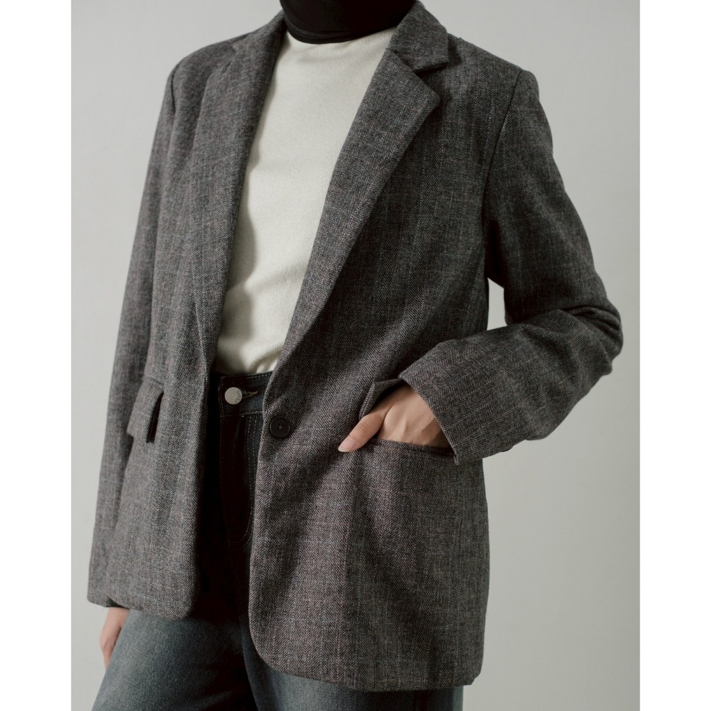 Jual Myrubylicious AILSA TWEED BLAZER | BLAZER WANITA TWEED | BLAZER ...