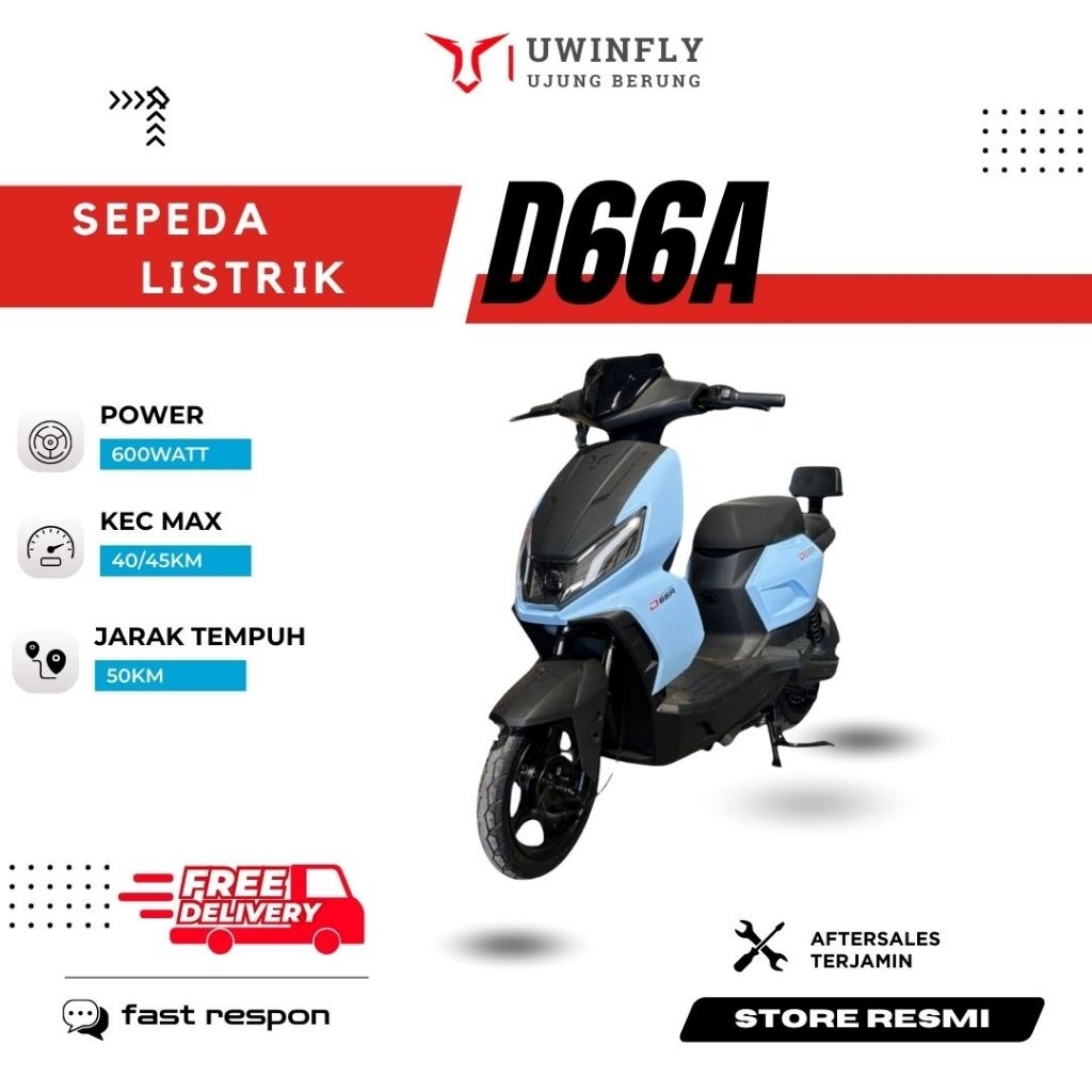 Jual READY STOCK !!! sepeda Listrik Uwinfly D66a| Terbaru | Garansi ...