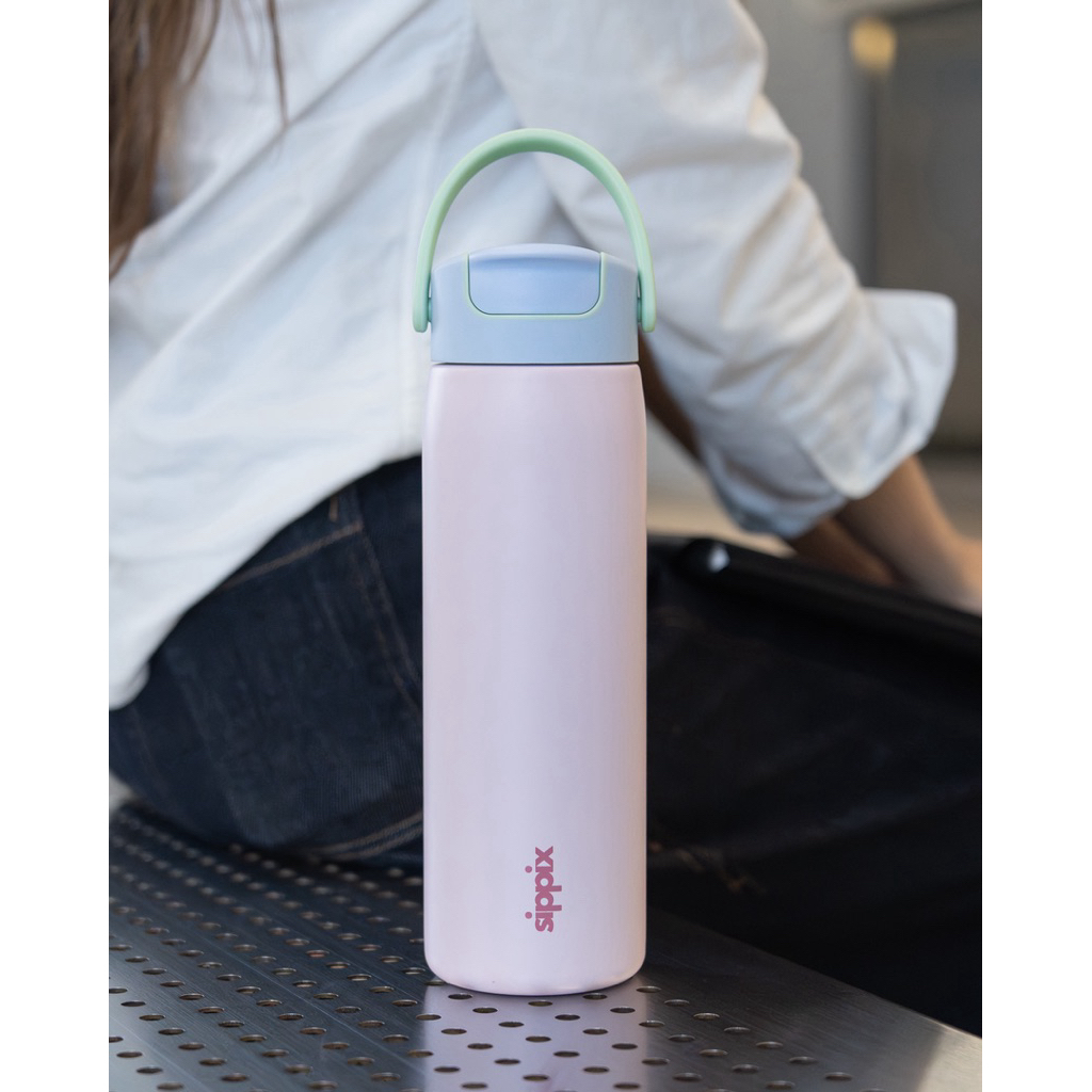 Jual SIPPIX SIPPY COTTON CANDY Water Bottle Stainless 710mL Thermos Cup ...