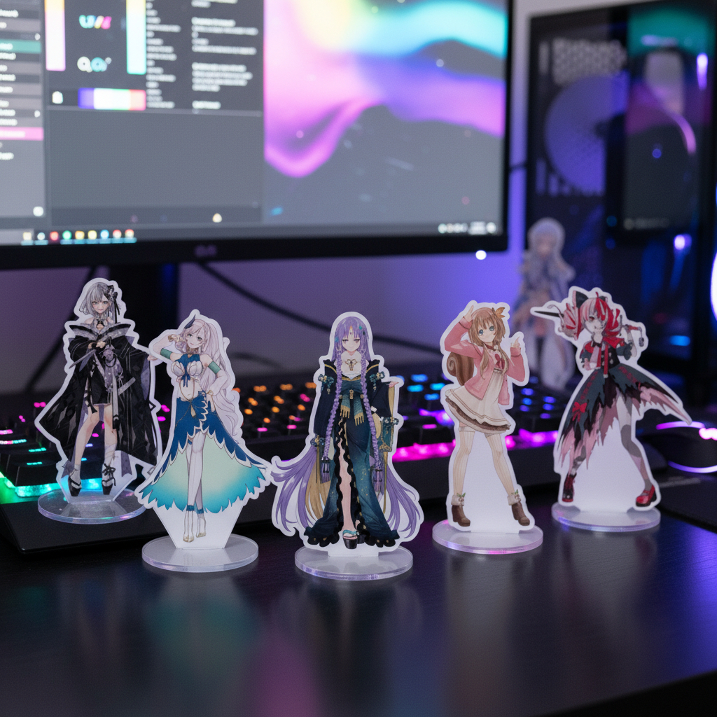 Jual Standee Figure Akrilik Vtuber Hololive Indonesia Anya Iofi Kaela ...