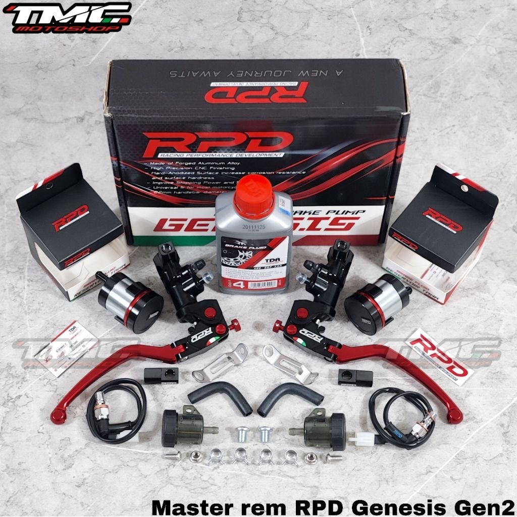 Jual Master Rem Set Radial RPD Gen 2 17mm&15mm Xmax Nmax PCX ADV ...