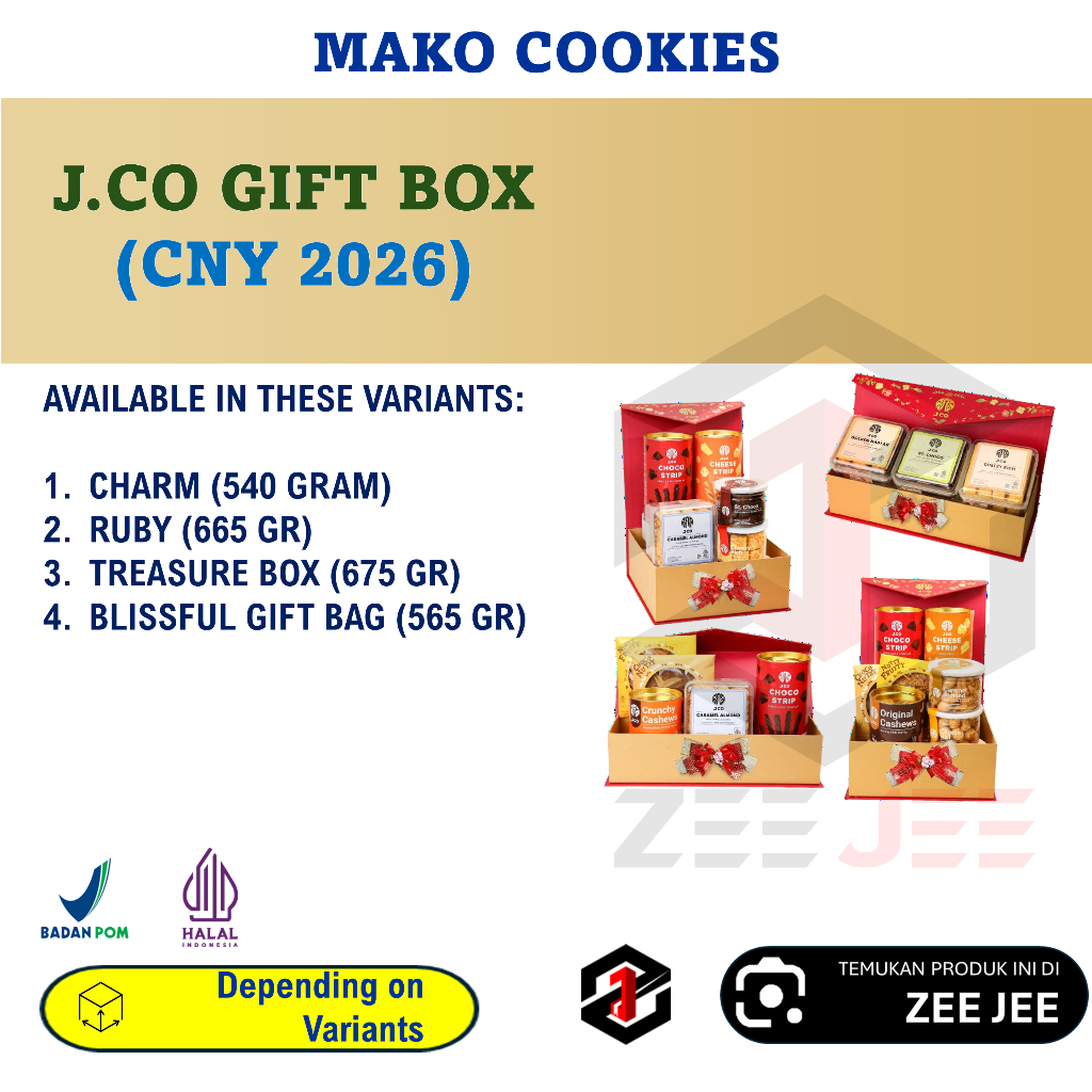 Jual JCO GIFT BOX BY MAKO BAKERY | Shopee Indonesia