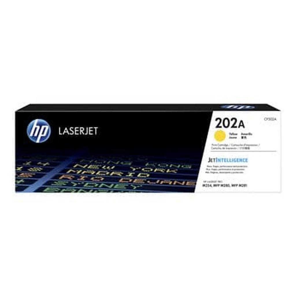 HP Toner 202A Black Cyan Magenta Yellow LaserJet Cartridge Original [CF500A CF501A CF502A CF503A] (5)